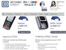 Tablet Screenshot of ec-cash-direkt.de